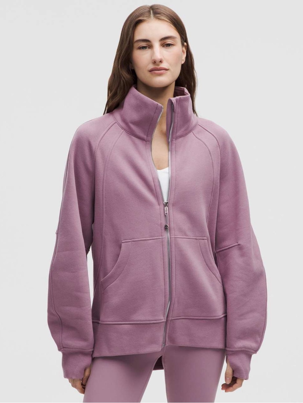 Lululemon Scuba Oversized Funnel-Neck Full Zip
